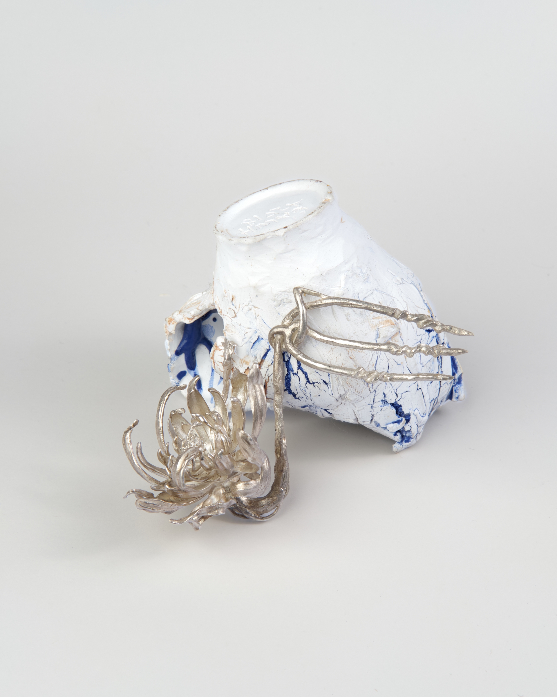 Silver Sirkam Wijayakusuma Hairpiece